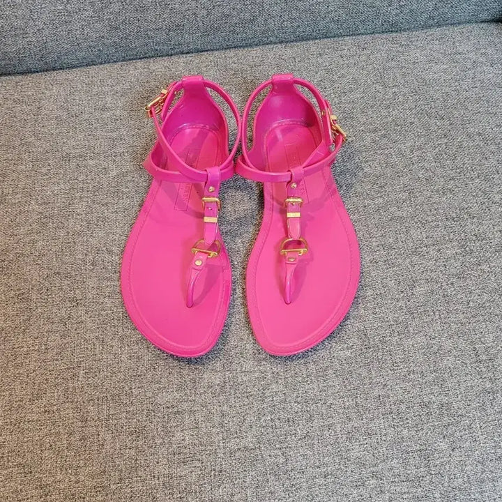 [BUNJANG] Ralph Lauren Jelly Pink Sandals / 랄프로렌  젤리 핑크 샌들 새제품 230