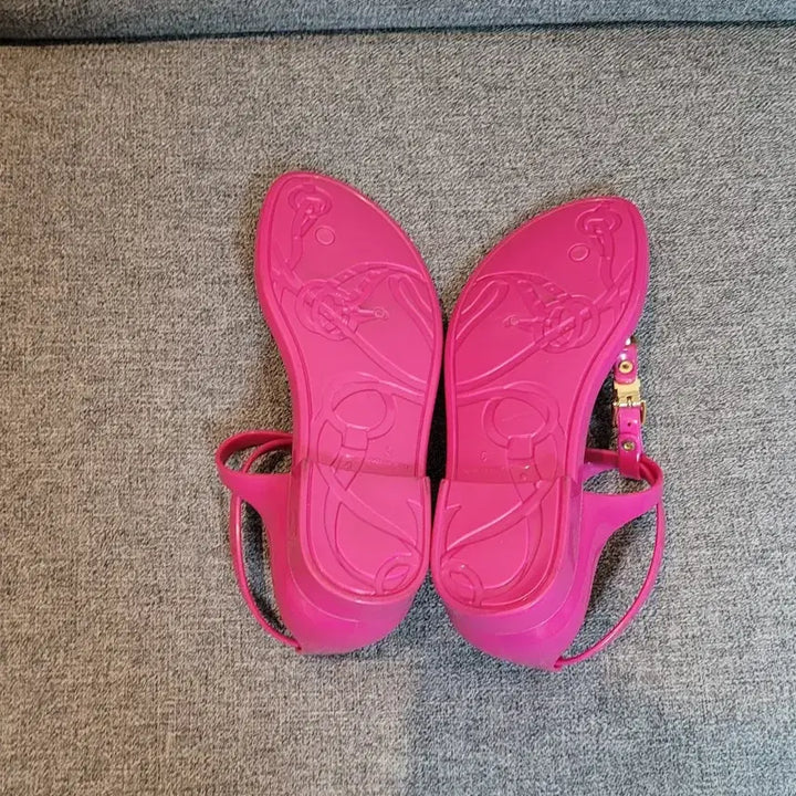 [BUNJANG] Ralph Lauren Jelly Pink Sandals / 랄프로렌  젤리 핑크 샌들 새제품 230