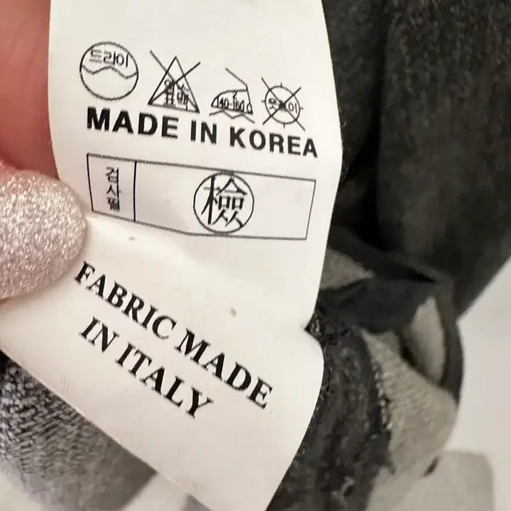 [BUNJANG] Monamari Henley Neck Wool Dress (Charcoal) / 모나마리 헨리넥 셔츠 울 원피스(차콜)