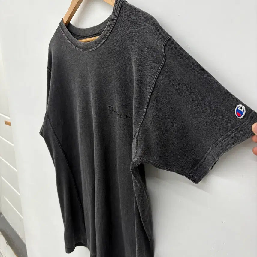 [BUNJANG] Champion Pigment Charcoal T-shirt (Men&