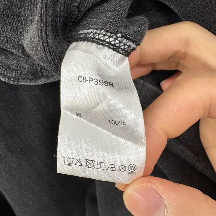 [BUNJANG] Champion Pigment Charcoal T-shirt (Men&