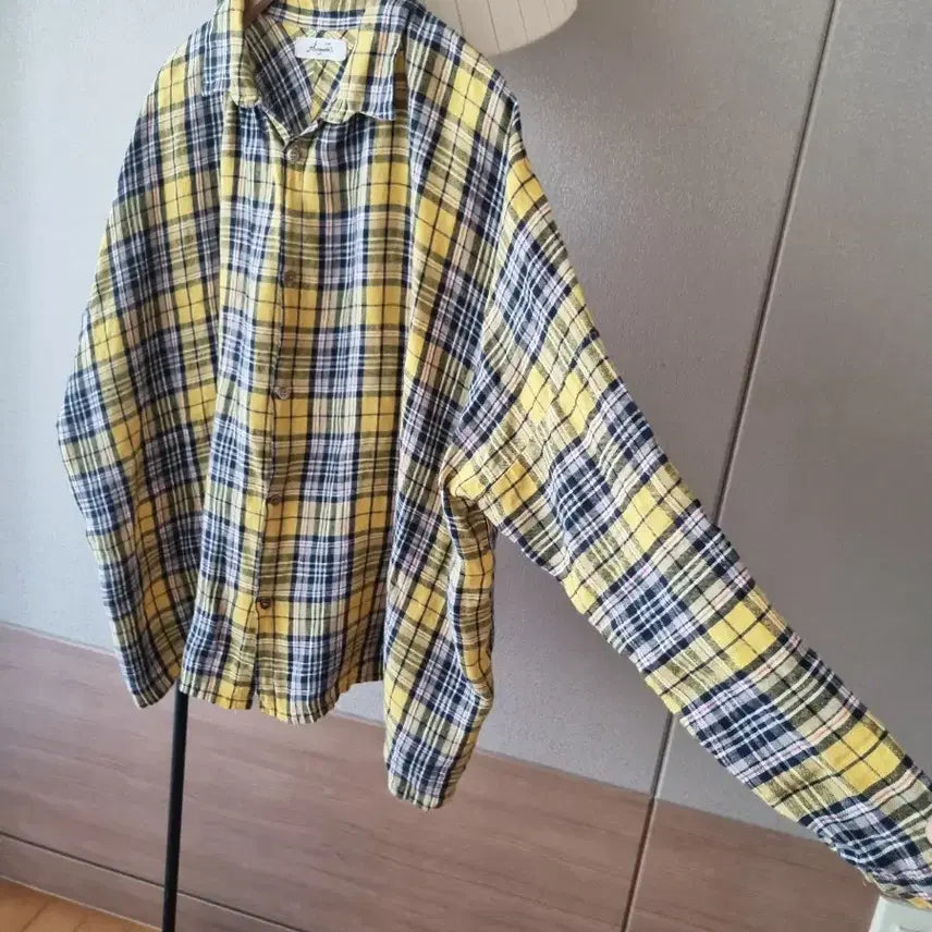 [BUNJANG] ichi Antiquites Tartan Check Linen Set / ichi Antiquites 이치안티크 타탄체크 리넨 셋업