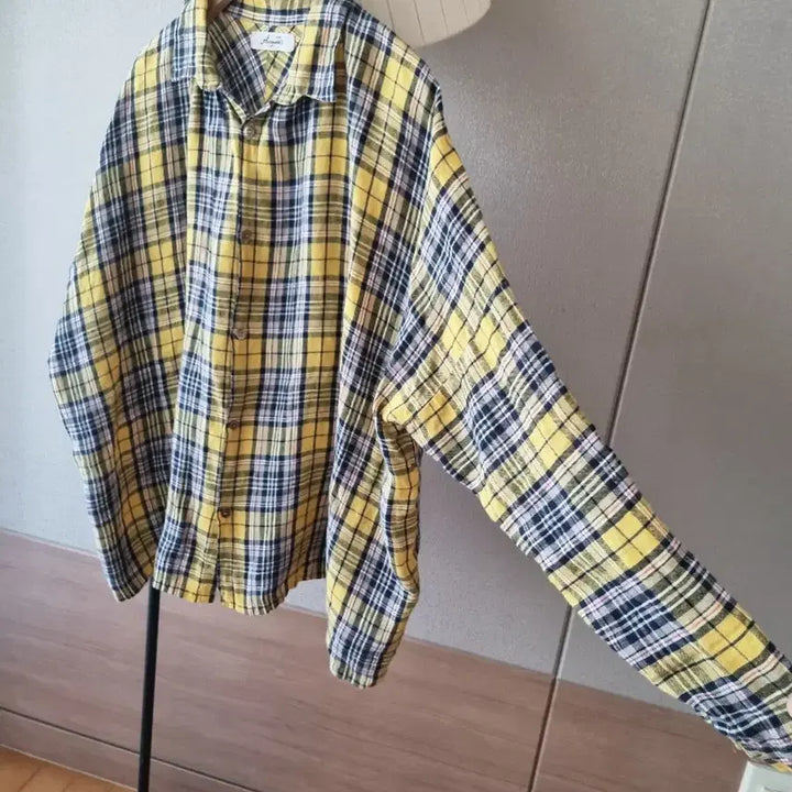 [BUNJANG] ichi Antiquites Tartan Check Linen Set / ichi Antiquites 이치안티크 타탄체크 리넨 셋업