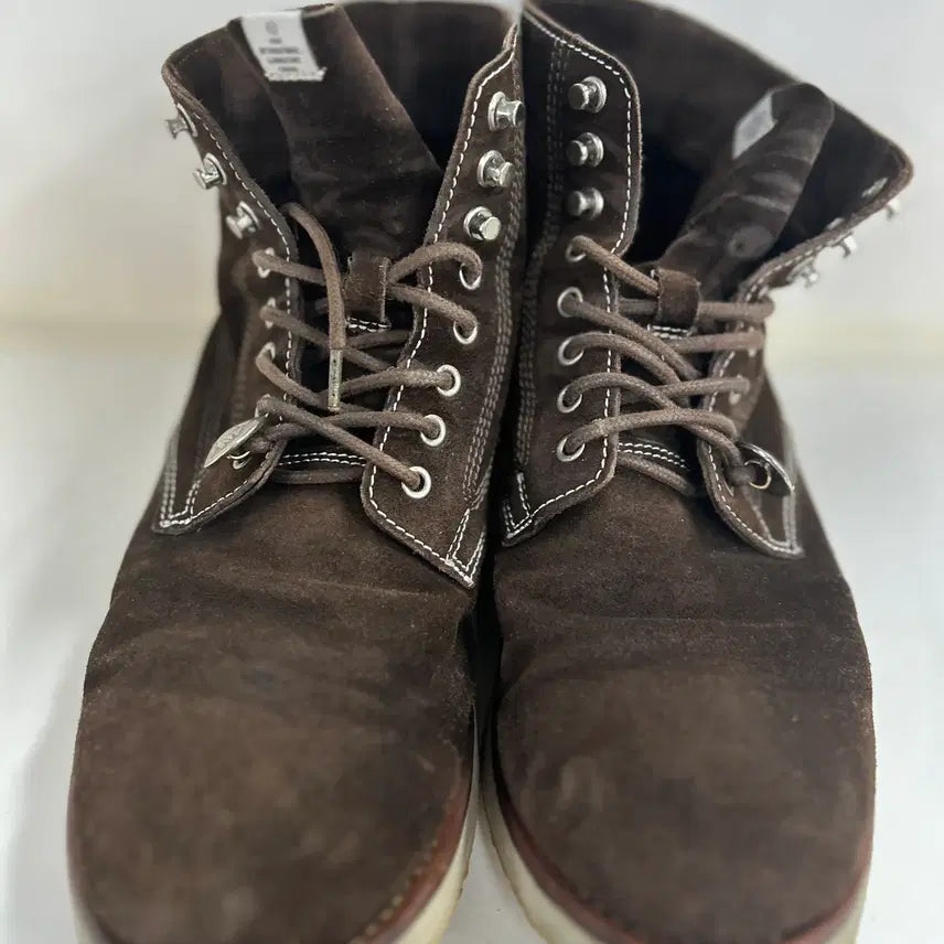 [BUNJANG] VISVIM Virgil Boots Dark Brown Suede Boots / VISVIM 올드비즈빔 콘초 커스텀 다크브라운 스웨이드 버질부츠 10