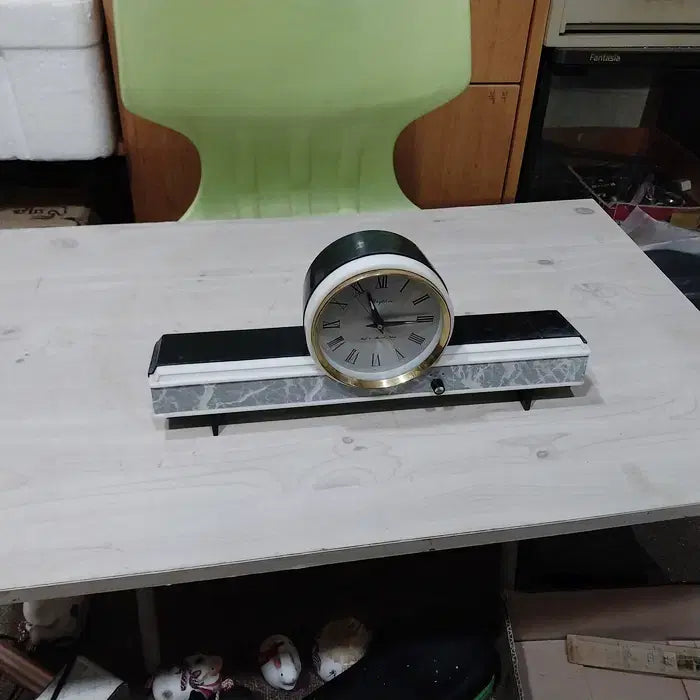 [BUNJANG] Rhythm Clock Wind-up Clock &amp; Music Box / 1960 일본 리듬 클락/태엽 시계겸 오르골