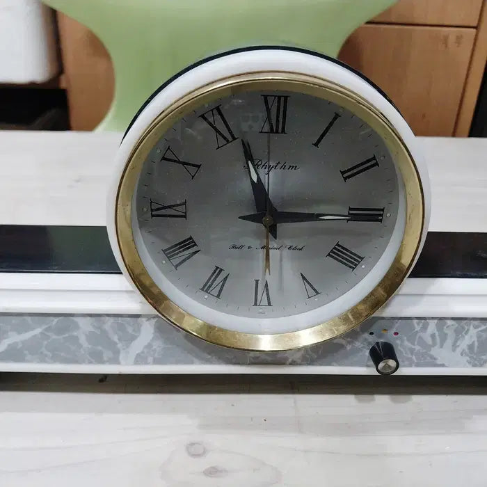 [BUNJANG] Rhythm Clock Wind-up Clock &amp; Music Box / 1960 일본 리듬 클락/태엽 시계겸 오르골