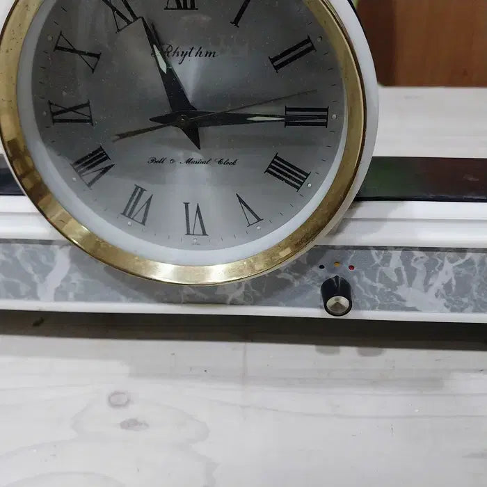 [BUNJANG] Rhythm Clock Wind-up Clock &amp; Music Box / 1960 일본 리듬 클락/태엽 시계겸 오르골