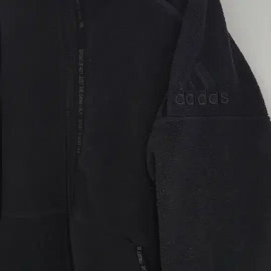 [BUNJANG] Adidas Fleece High Neck Hoodie Jacket / 아디다스 하이넥 플리스 후드자켓 M