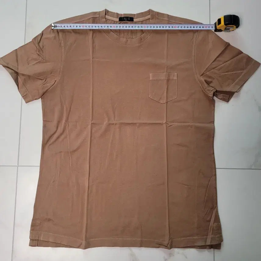 [BUNJANG] Daks Khaki Short Sleeve T-shirt / 닥스 105사이즈 카키색 반팔티