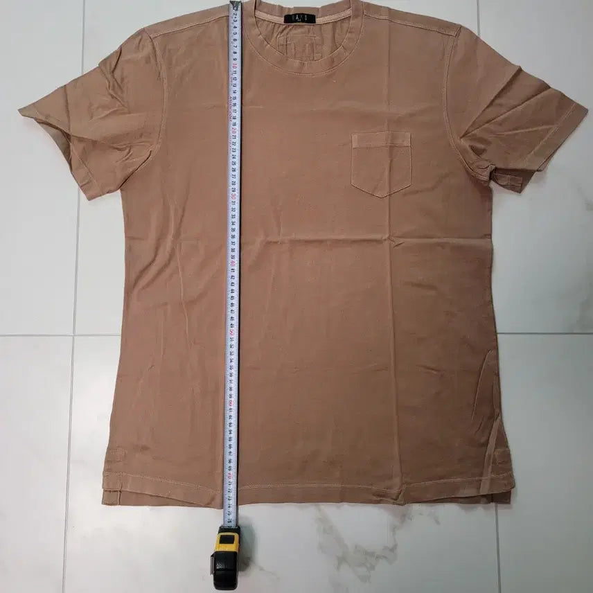 [BUNJANG] Daks Khaki Short Sleeve T-shirt / 닥스 105사이즈 카키색 반팔티