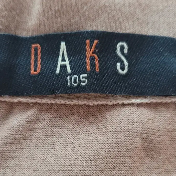 [BUNJANG] Daks Khaki Short Sleeve T-shirt / 닥스 105사이즈 카키색 반팔티