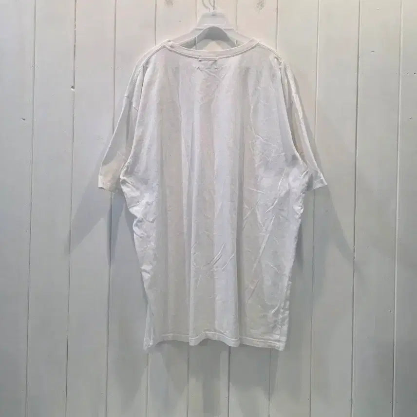 [BUNJANG] Basic White Short Sleeve T-shirt / 반팔티