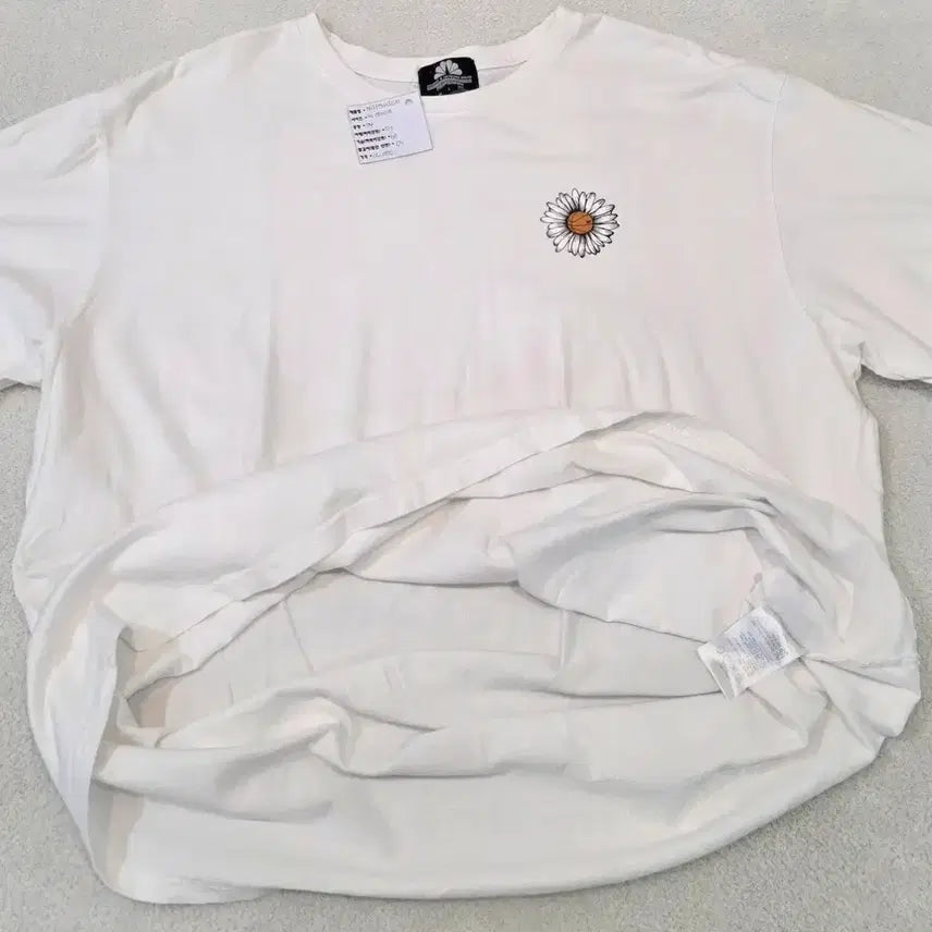 [BUNJANG] Basic White Short Sleeve T-shirt / 반팔티
