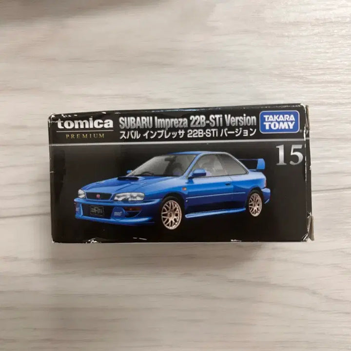 [BUNJANG] Tomica Premium Subaru Impreza (Gold Wheels) Diecast Car / 토미카 프리미엄 스바루 임프레자(금색휠)