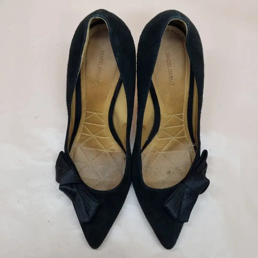 [BUNJANG] Isabel Marant Suede Ribbon High Heels / 이자벨마랑 스웨이드 리본 여성 하이힐 38 240 굽11