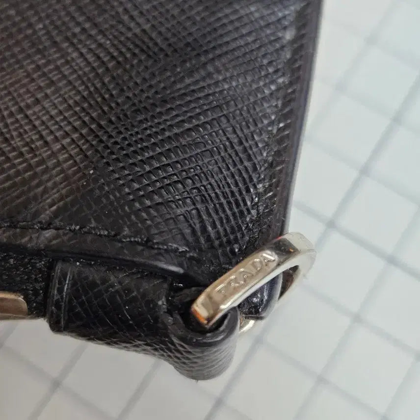 [BUNJANG] Prada Robot Saffiano Clutch Black / 정품 >>프라다 로봇 사피아노 클러치 블랙