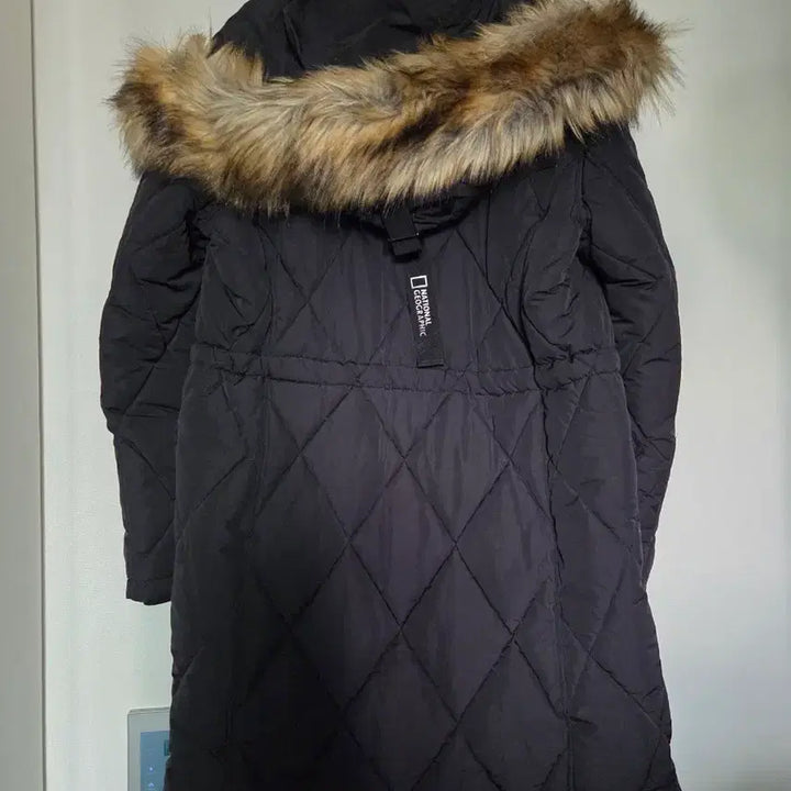 [BUNJANG] National Geographic Utility Long Padded Jacket Black / 내셔널지오그래픽 유틸리티 롱 패딩 블랙