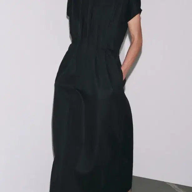 [BUNJANG] ZARA Long Black Summer Dress / 자라 롱 블랙 여름 원피스