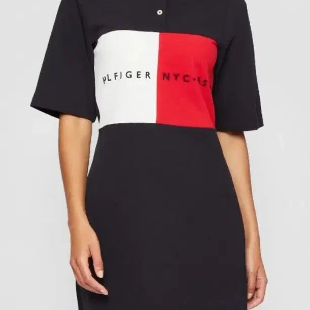 [BUNJANG] Tommy Hilfiger 1985 NYC Polo Dress / (새상품/택포함) 타미힐피거 1985 NYC 폴로 원피스 블랙 XS