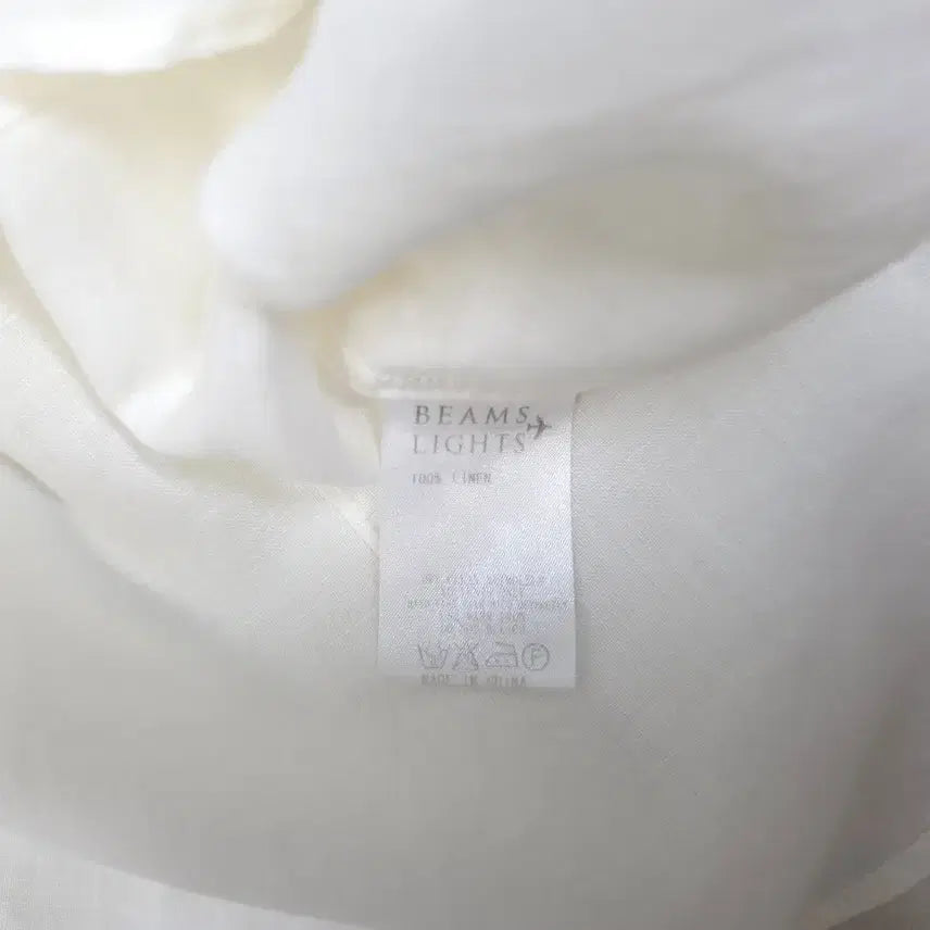 [BUNJANG] BEAMS LIGHT Linen Shirt / BEAMS LIGHT 빔스 라이트 7부소매 린넨셔츠 남방 C526