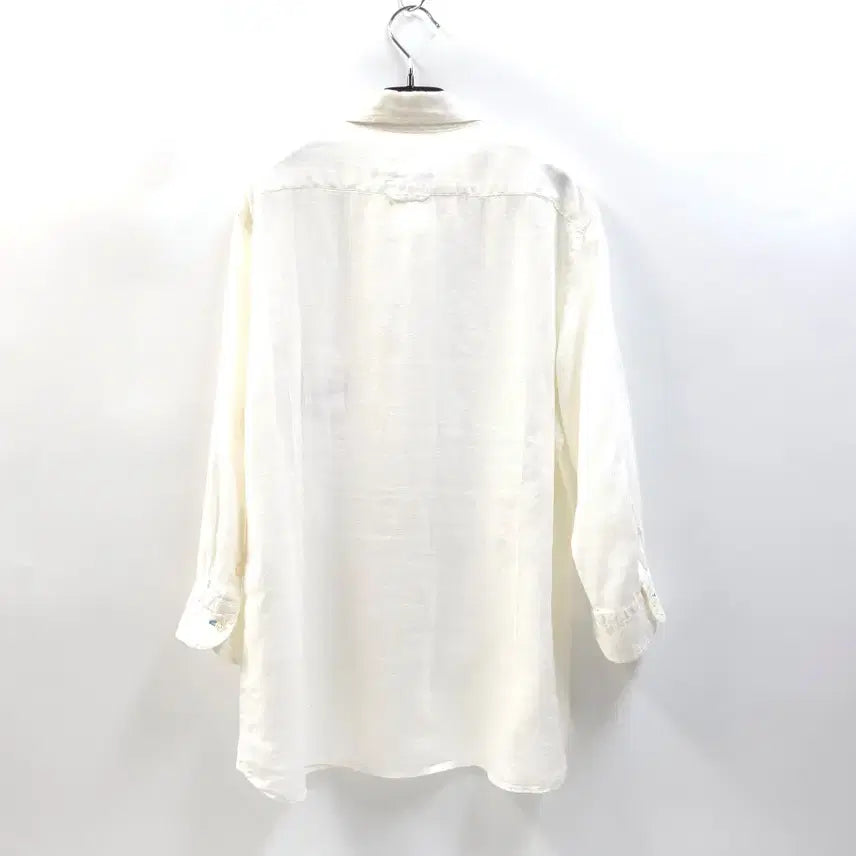 [BUNJANG] BEAMS LIGHT Linen Shirt / BEAMS LIGHT 빔스 라이트 7부소매 린넨셔츠 남방 C526