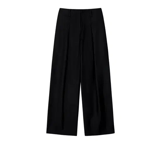[BUNJANG] Obzest Muse Tuck Slacks (Black, Small) / 오브제스트 뮤즈 턱 슬랙스 Muse Tuck Slacks 블랙 스몰