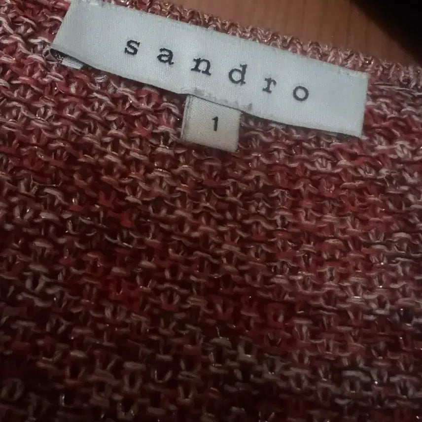 [BUNJANG] Sandro Knit Zip-Up Cardigan / 산드로 니트 집업 가디건