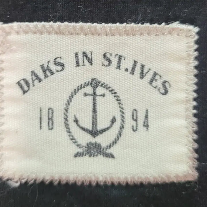 [BUNJANG] Daks V-neck Short Sleeve T-shirt / 닥스 블랙 V넥 반팔 티셔츠 105