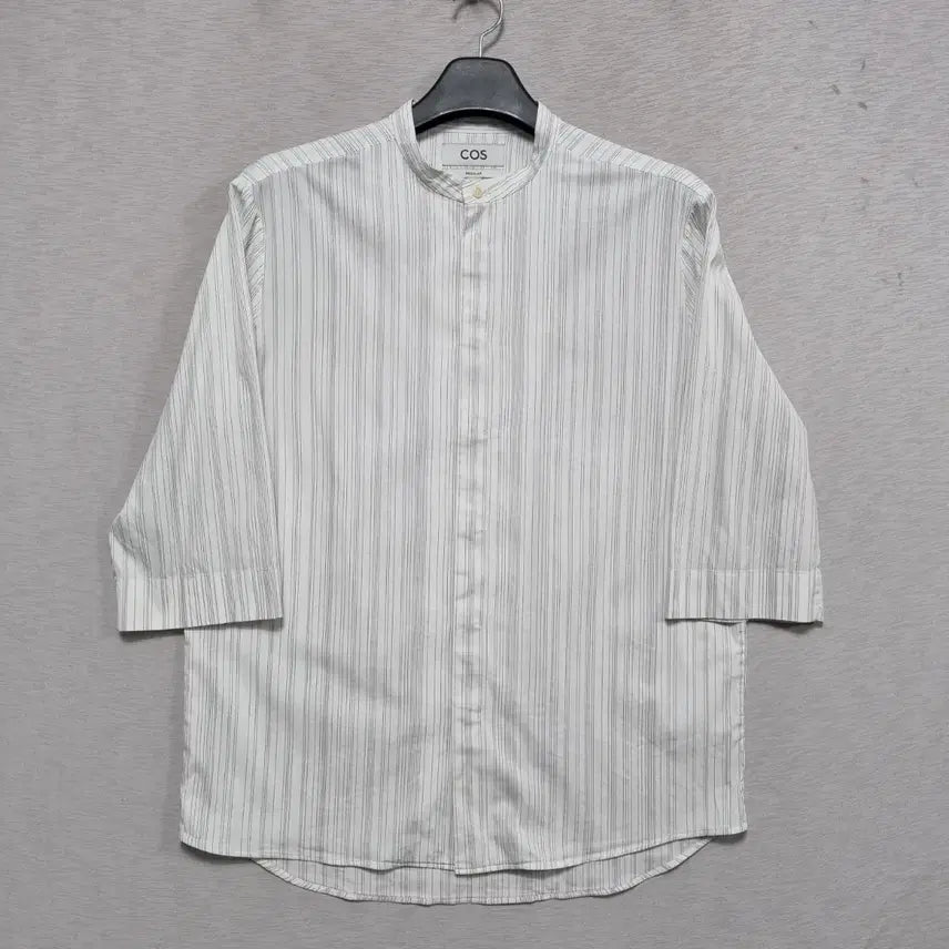[BUNJANG] COS Hidden Snap 3/4 Sleeve Shirt (Men&