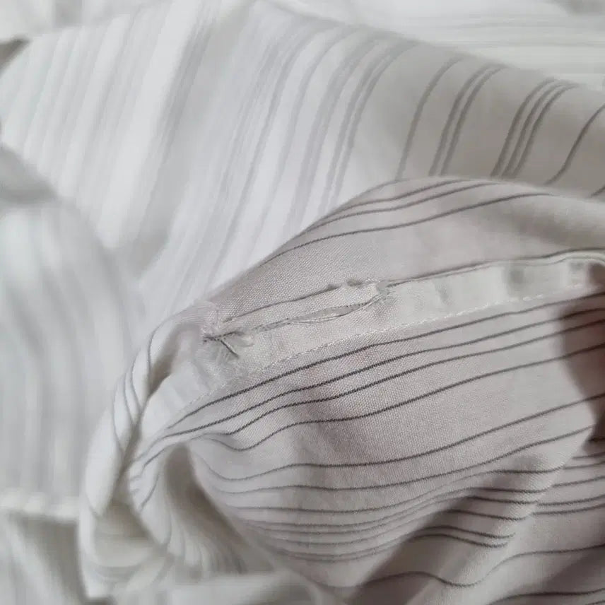 [BUNJANG] COS Hidden Snap 3/4 Sleeve Shirt (Men&