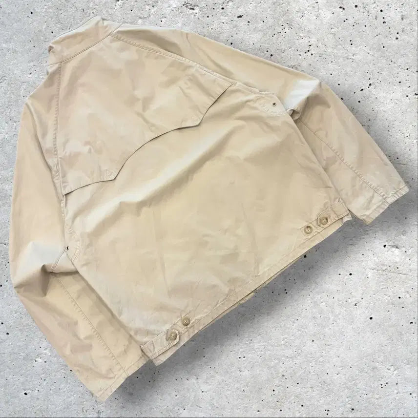 [BUNJANG] Polo Ralph Lauren Harrington Beige Cotton Jacket / [L] 폴로 랄프로렌 해링턴 베이지 코튼 자켓 점퍼