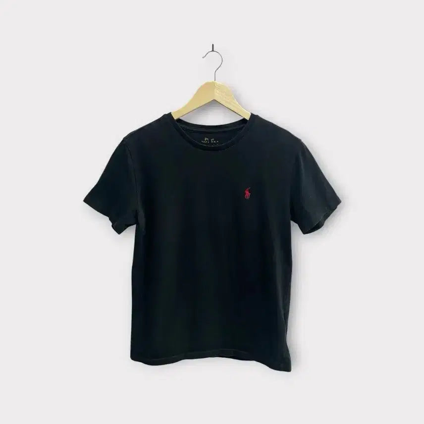 [BUNJANG] Polo Ralph Lauren Round T-shirt - Black - S / 폴로 랄프로렌 라운드 티셔츠 BK- S
