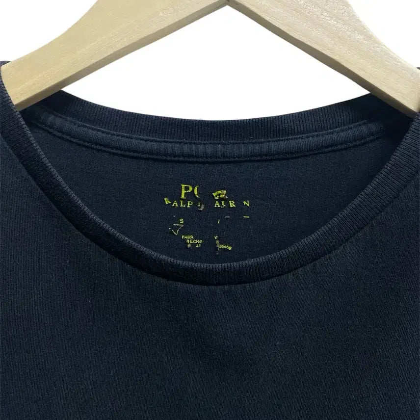 [BUNJANG] Polo Ralph Lauren Round T-shirt - Black - S / 폴로 랄프로렌 라운드 티셔츠 BK- S
