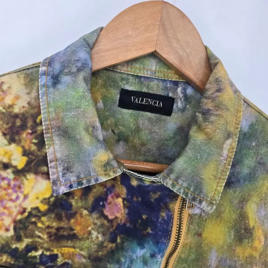 [BUNJANG] Valencia Floral Print Cotton Jacket / 발렌시아 플라워 프린팅 면 자켓