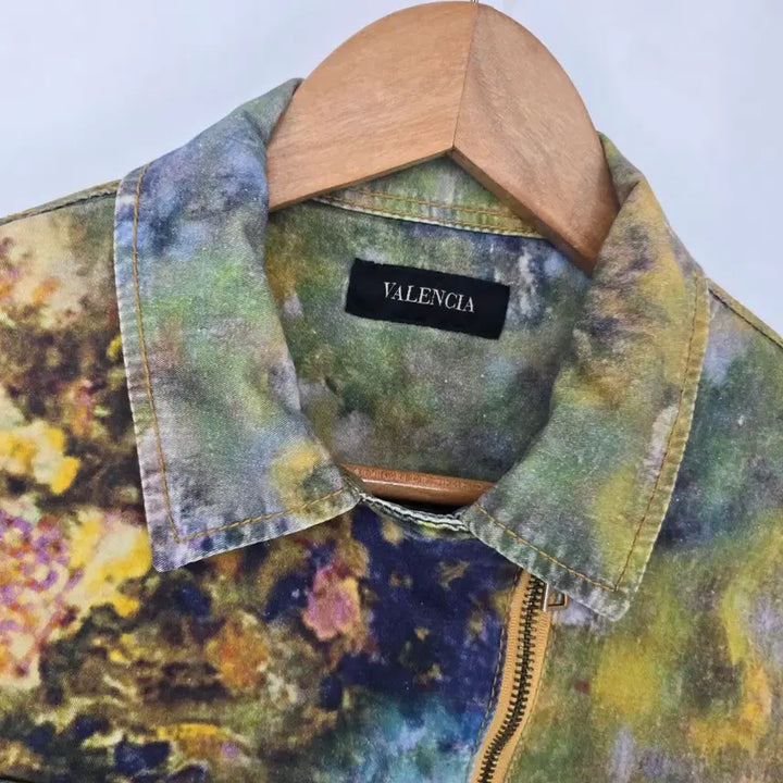 [BUNJANG] Valencia Floral Print Cotton Jacket / 발렌시아 플라워 프린팅 면 자켓