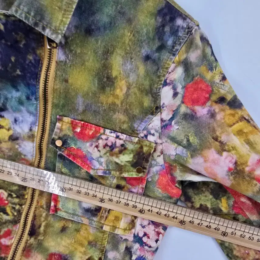 [BUNJANG] Valencia Floral Print Cotton Jacket / 발렌시아 플라워 프린팅 면 자켓
