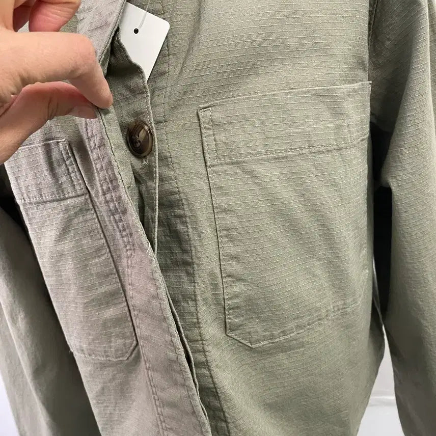[BUNJANG] GU Khaki Crop Denim Women&