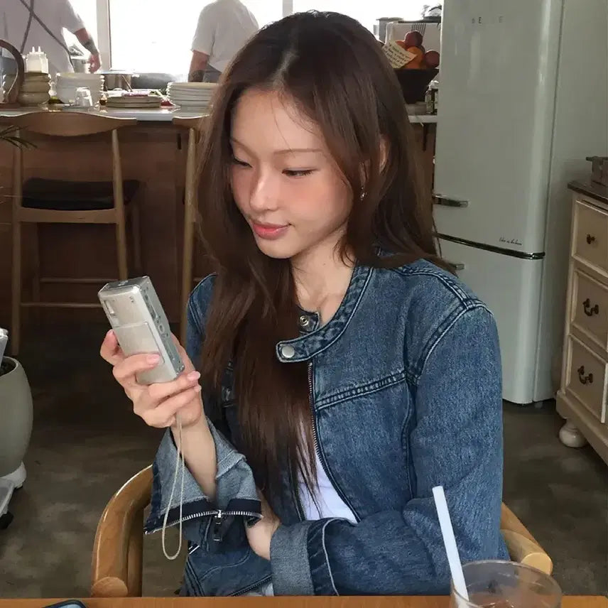 [BUNJANG] RHEME Cropped Denim Jacket / 새상품) RHEME 리임 크롭 데님자켓 빈티지블루