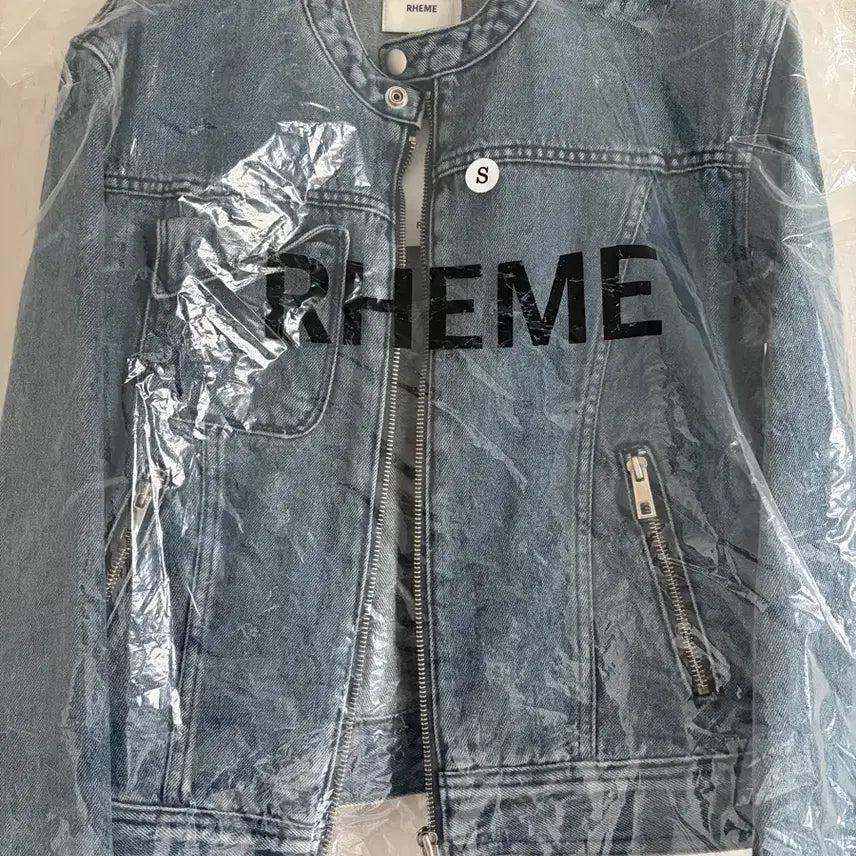 [BUNJANG] RHEME Cropped Denim Jacket / 새상품) RHEME 리임 크롭 데님자켓 빈티지블루