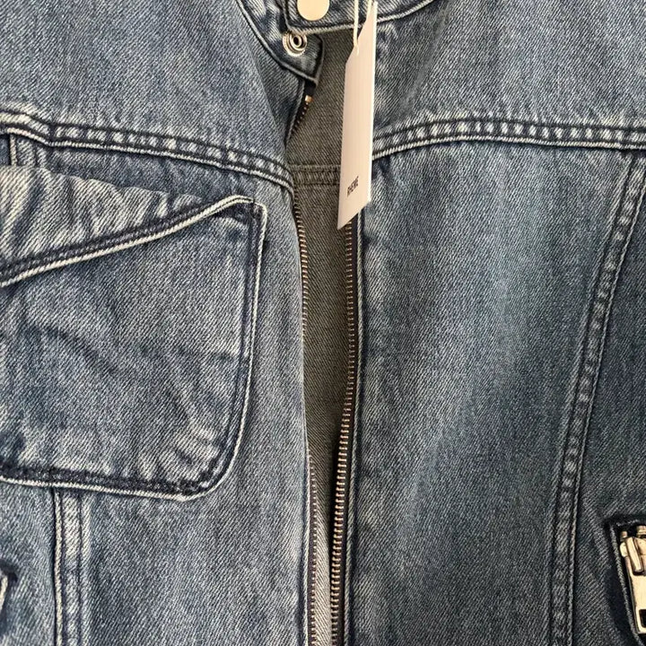 [BUNJANG] RHEME Cropped Denim Jacket / 새상품) RHEME 리임 크롭 데님자켓 빈티지블루