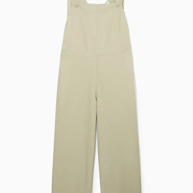 [BUNJANG] COS Beige Overalls Wide Pants / 코스 COS / 베이지 오버롤 멜빵 와이드 팬츠 와이드덩거리