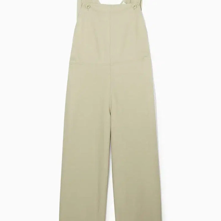 [BUNJANG] COS Beige Overalls Wide Pants / 코스 COS / 베이지 오버롤 멜빵 와이드 팬츠 와이드덩거리