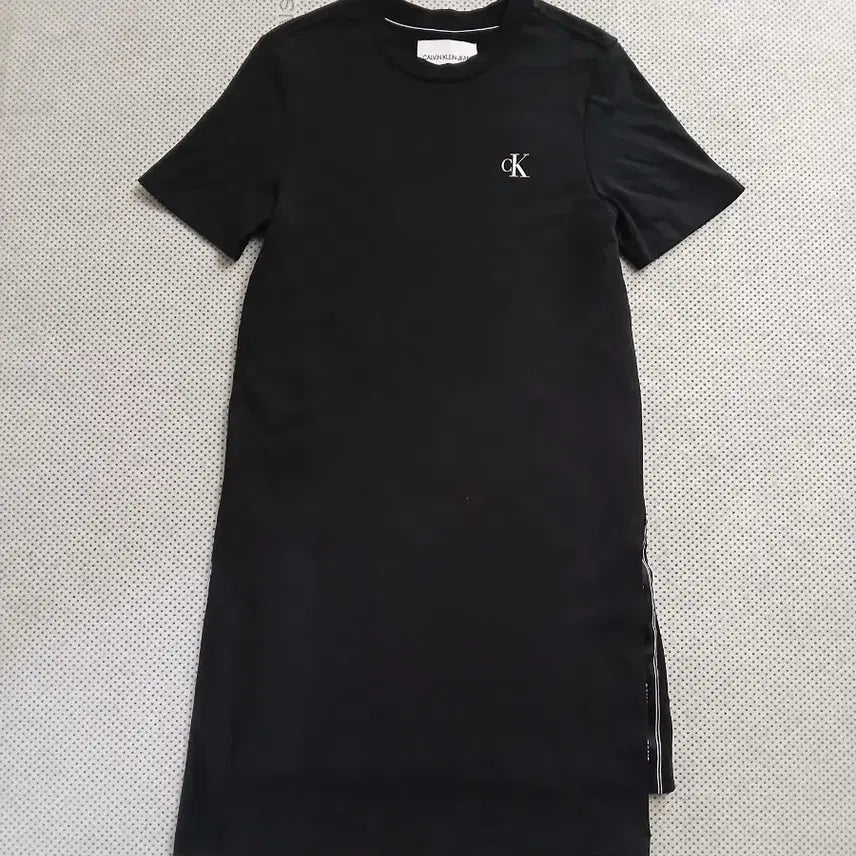 [BUNJANG] Calvin Klein Black Short Sleeve Dress / 캘빈클라인 블랙 반팔 원피스