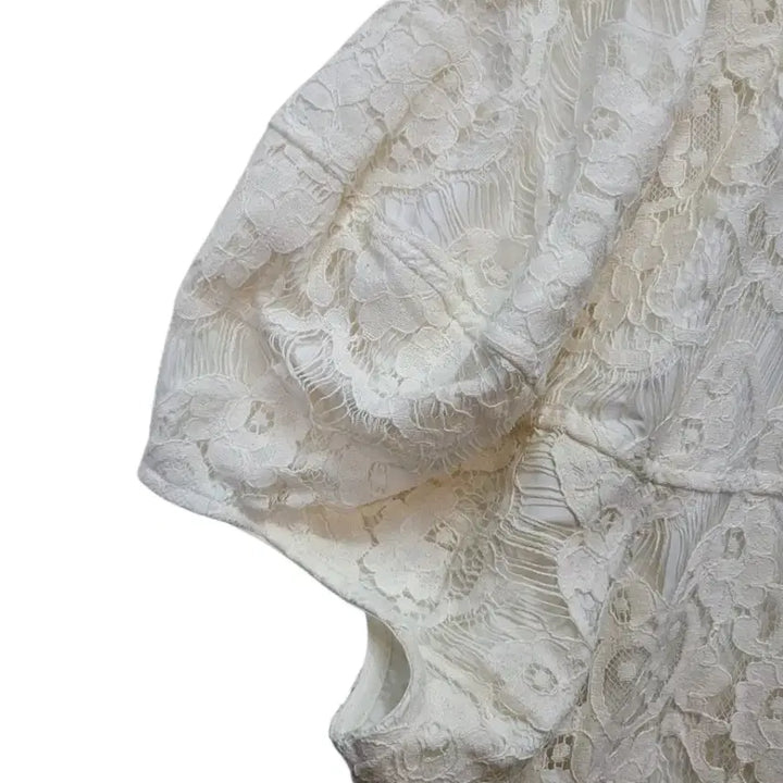 [BUNJANG] Cotton Blend Lace Dress / 1번컬러 면폴리혼방 레이스 원피스