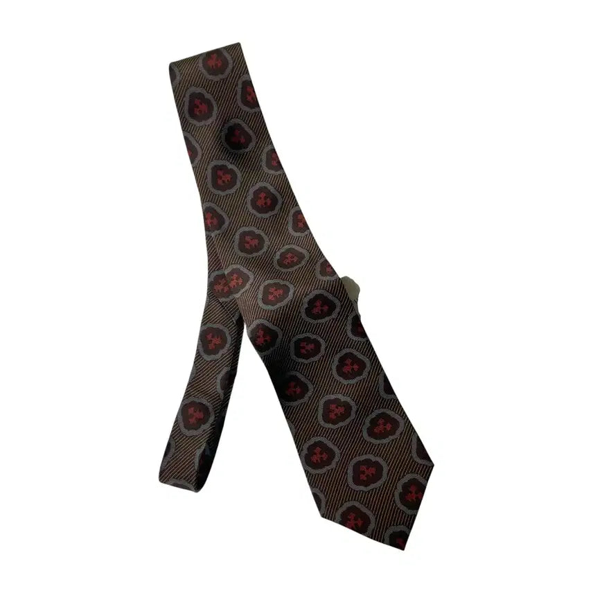 [BUNJANG] Giorgio Armani Silk Medallion Tie / [GIORGIO ARMANI] 조르지오아르마니 메달리온 실크 넥타이