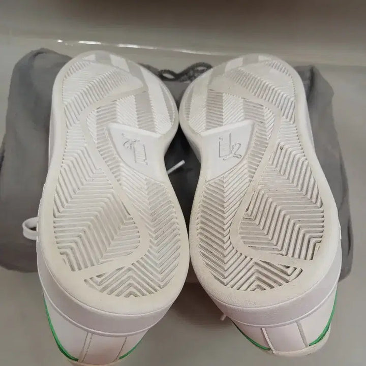 [BUNJANG] Puma Smash V2L White Green Sneakers / 푸마 스매쉬 V2L 화이트그린245