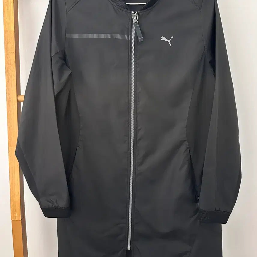 [BUNJANG] Puma Black Windbreaker Jacket / 푸마 블랙 바람막이 점퍼