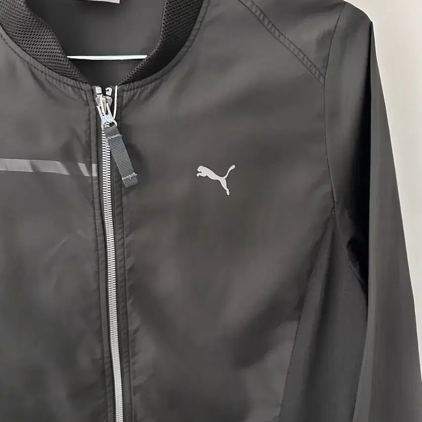 [BUNJANG] Puma Black Windbreaker Jacket / 푸마 블랙 바람막이 점퍼