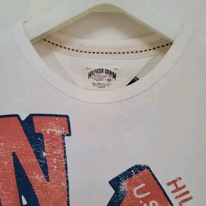 [BUNJANG] Tommy Hilfiger NYC White T-Shirt / 타미힐피거 NYC 반팔 티셔츠 화이트!최상품!