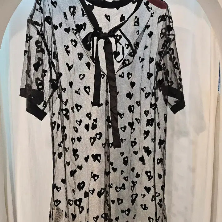 [BUNJANG] Lucky Chouette See-through Blouse / 럭키슈에뜨 시스루 블라우스